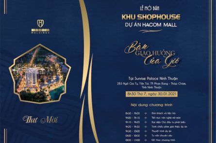 Mở bán đợt 3 Shophouse Hacom Mall tại Ninh Thuận