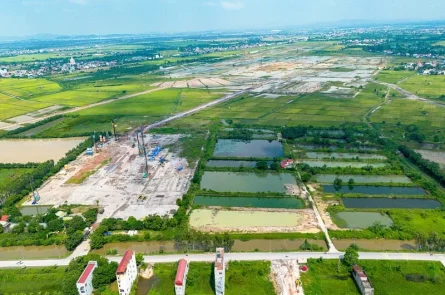 Khu vực tỉnh Bắc Ninh đang triển khai Cảng hàng không quốc tế Gia Bình