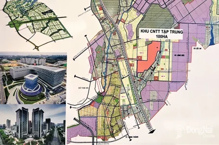 Khu công nghệ số tập trung Long Thành có quy mô hơn 119 ha