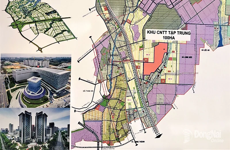 Khu công nghệ số tập trung Long Thành có quy mô hơn 119 ha