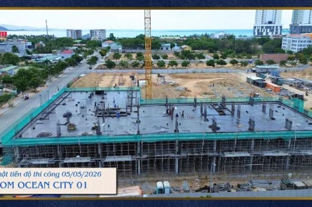 Cập nhật tiến độ Dự án Hacom Ocean City 01 ngày 5/5/2026