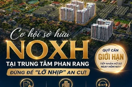CƠ HỘI SỞ HỮU NOXH TẠI TRUNG TÂM PHAN RANG ĐỪNG ĐỂ LỠ NHỊP AN CƯ