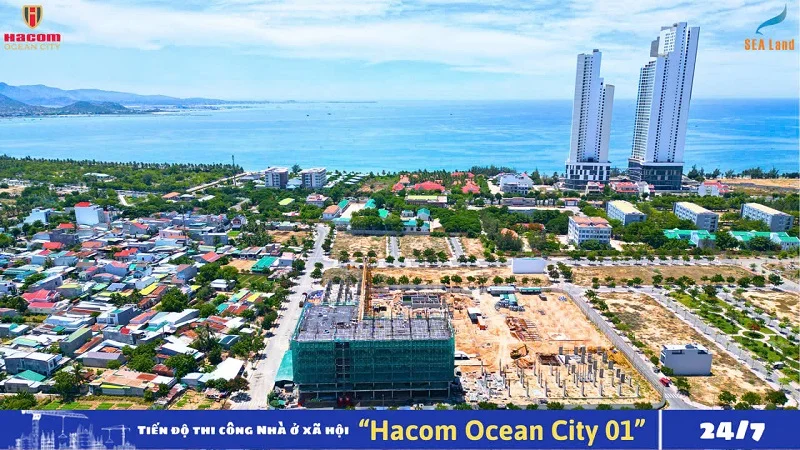 CẬP NHẬT TIẾN ĐỘ HACOM OCEAN CITY 01 NGÀY 24/07/2026