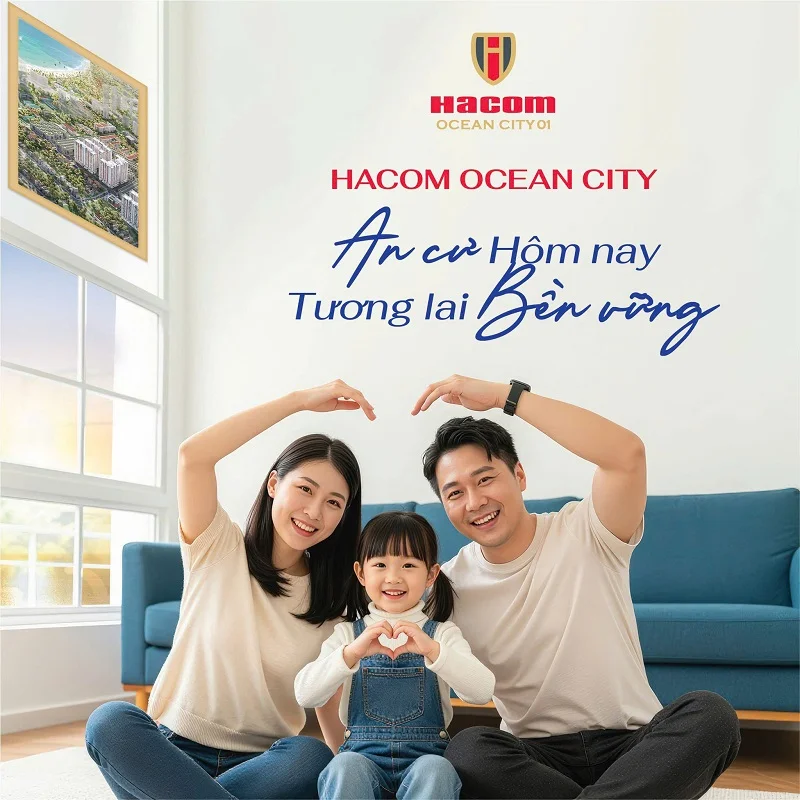 HACOM OCEAN CITY AN CƯ HÔM NAY TƯƠNG LAI BỀN VỮNG