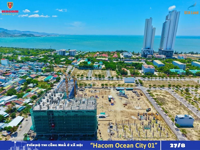 Cập nhật tiến độ Hacom Ocean City 01 ngày 27/08