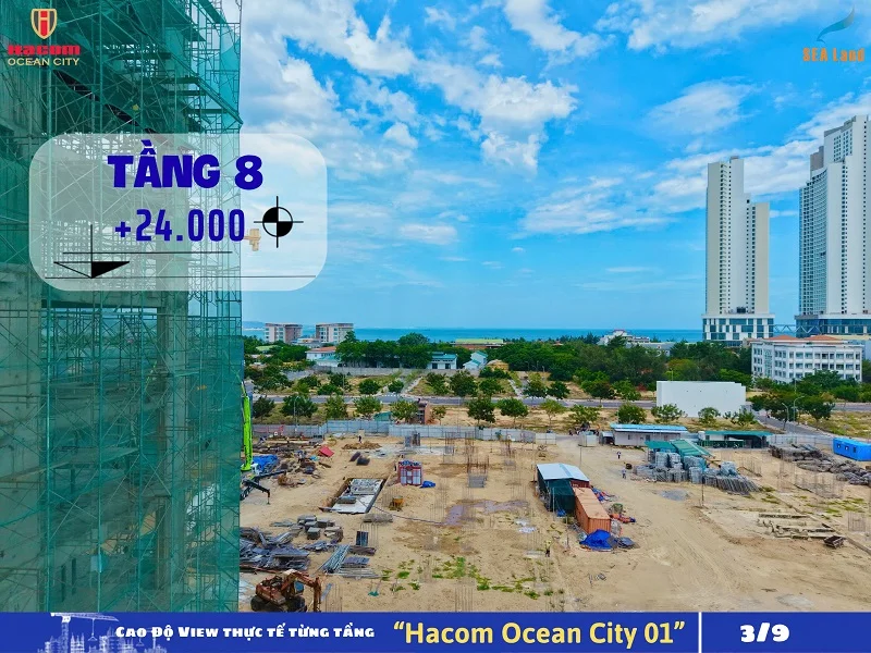 MUA TẦNG MẤY HACOM OCEAN CITY THÌ THẤY ĐƯỢC BIỂN