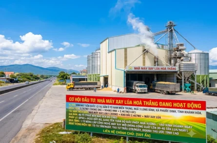 Bán Nhà máy Xay lúa 3.767m2 Mặt tiền QL1A Khánh Hòa Khai tháng ngay