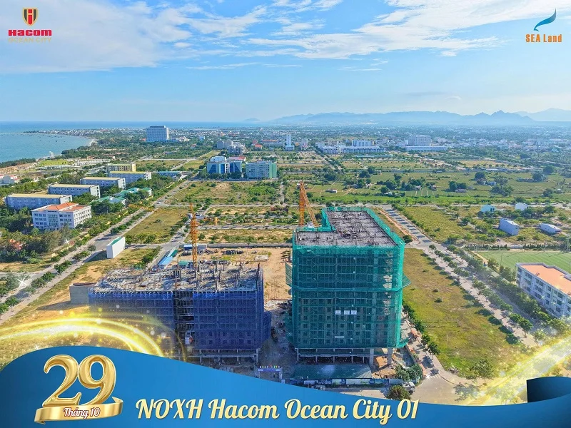 Cập nhật tiến độ NOXH Hacom Ocean City 01 đến 29/10/2026
