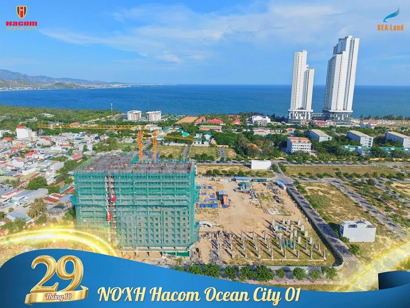 Cập nhật tiến độ NOXH Hacom Ocean City 01 đến 29/10/2026