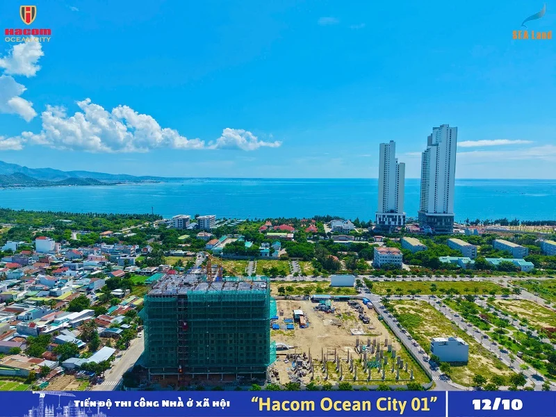 Tiến độ vượt bậc An cư vững chắc tại Hacom Ocean City 01 tháng 10