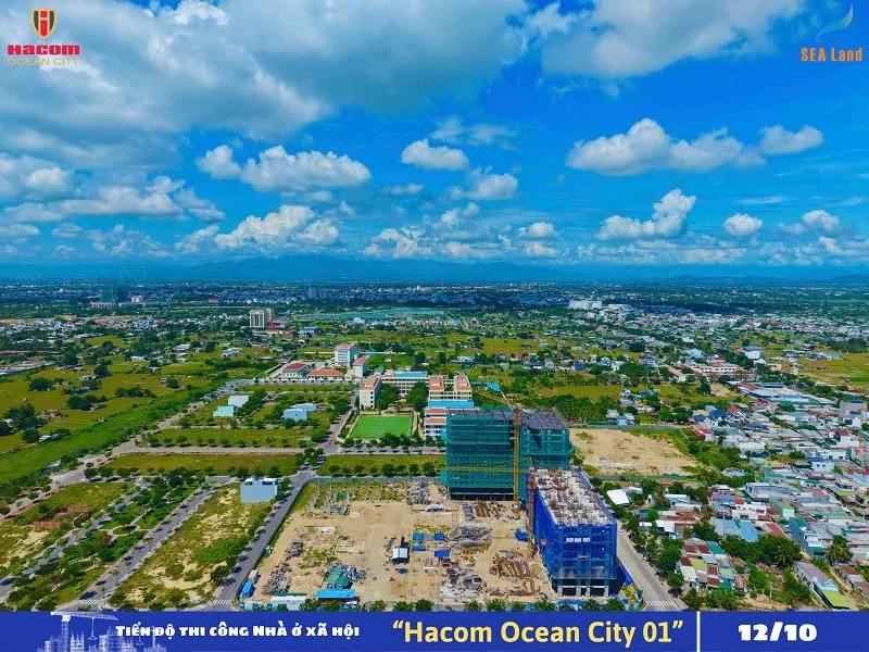 Tiến độ vượt bậc An cư vững chắc tại Hacom Ocean City 01 tháng 10