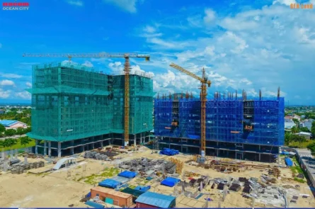 Tiến độ vượt bậc An cư vững chắc tại Hacom Ocean City 01 tháng 10