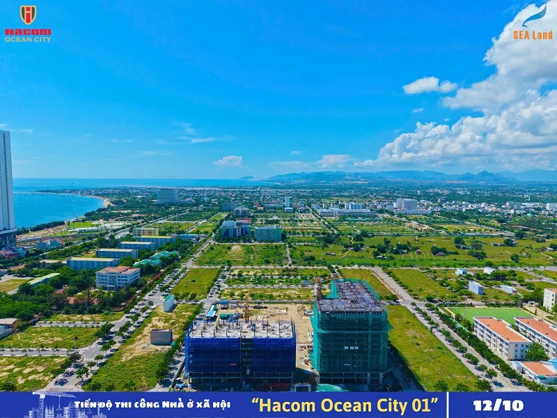 Tiến độ vượt bậc An cư vững chắc tại Hacom Ocean City 01 tháng 10
