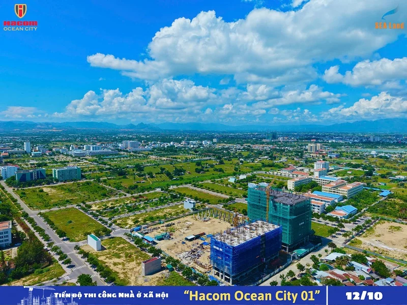 Tiến độ vượt bậc An cư vững chắc tại Hacom Ocean City 01 tháng 10