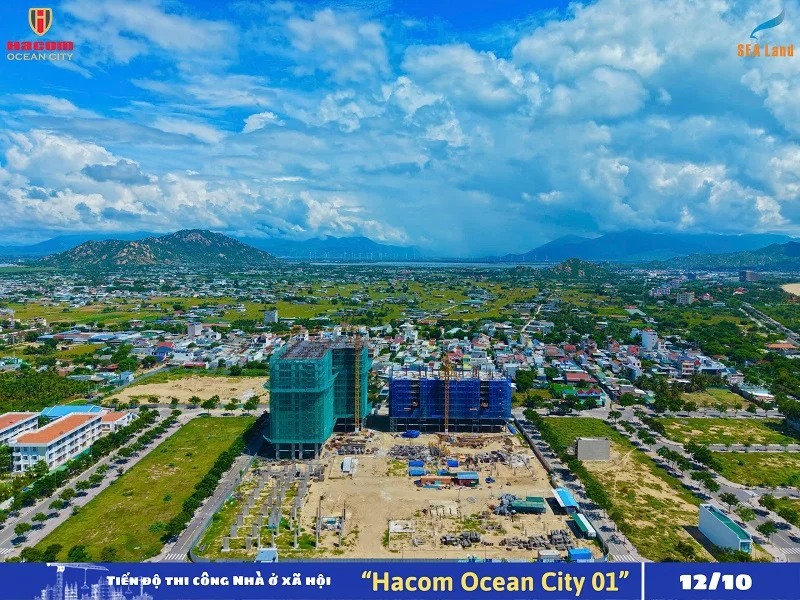 Tiến độ vượt bậc An cư vững chắc tại Hacom Ocean City 01 tháng 10