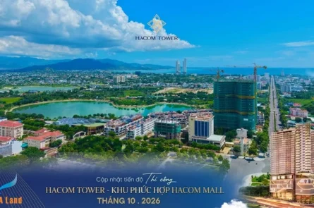 [TIN DỰ ÁN] TIẾN ĐỘ THI CÔNG DỰ ÁN HACOM TOWER NAM KHÁNH HÒA TÍNH ĐẾN THÁNG 10/2026